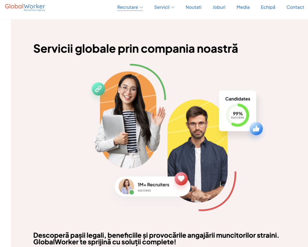 GlobalWorker.ro - Partener de încredere pentru recrutarea muncitorilor străini